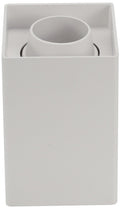 LED Spotlight Fixture, Square, Plastic, White — image 1