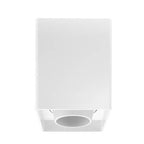 LED Spotlight Fixture, Square, Plastic, White — image 2