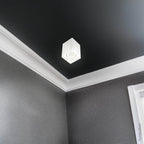 LED Spotlight Fixture, Square, Plastic, White — image 4