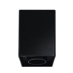 LED Spotlight Fixture, Square, Plastic, Black — image 2