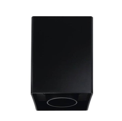 LED Spotlight Fixture, Square, Plastic, Black — image 2