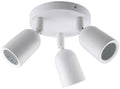 LED Spotlight Fixture, Plastic, 3*GU10, White — image 1
