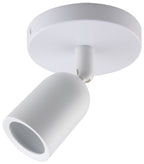 LED Spotlight Fixture, Plastic, White — image 1