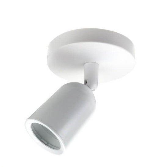 LED Spotlight Fixture, Plastic, White — image 2