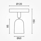 LED Spotlight Fixture, Plastic, White — image 4