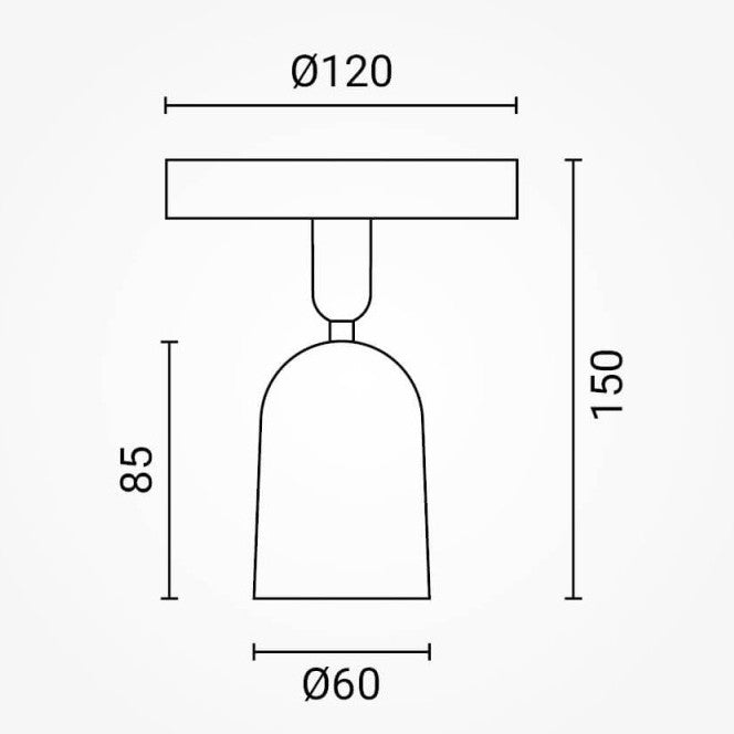 LED Spotlight Fixture, Plastic, White — image 4