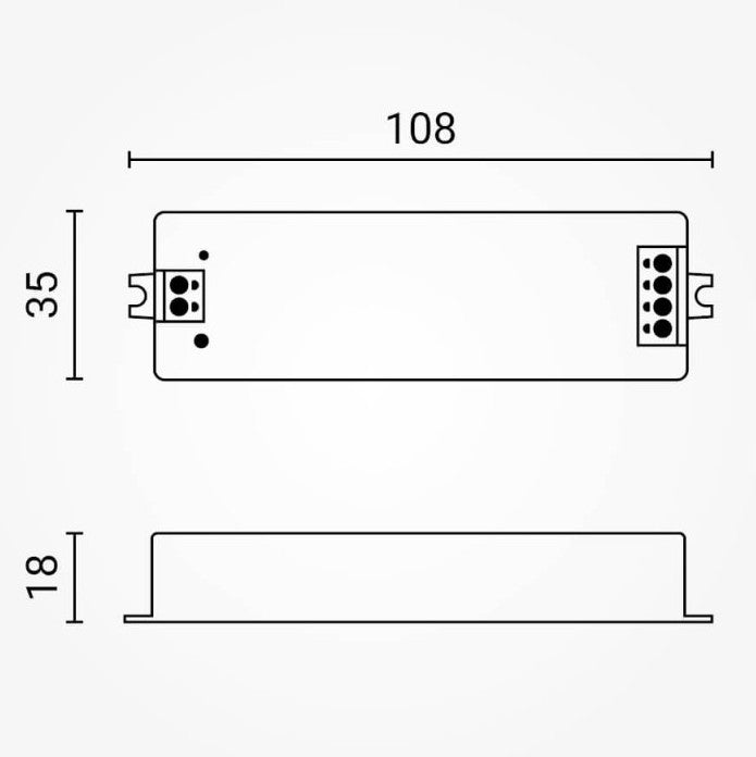 LED One Color Controller, 12-24V, 4A/Ch, 3 Channels, with Remote Console — image 5