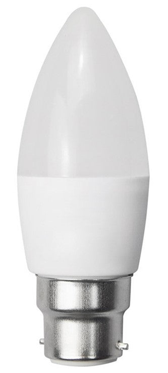 LED Candle C37 B22 6W, Neutral Light — image 1
