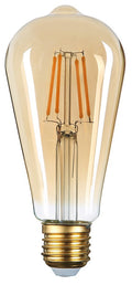 LED Candle ST64 6W, Golden, Warm Light — image 1