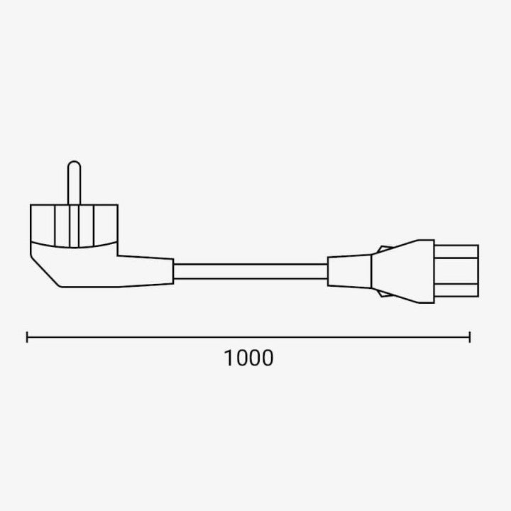 Cable for Power Supply, 0.75mm, 3 pins — image 2