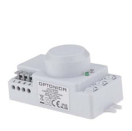 Microwave Sensor, 10m, 180°/300°, White — image 2