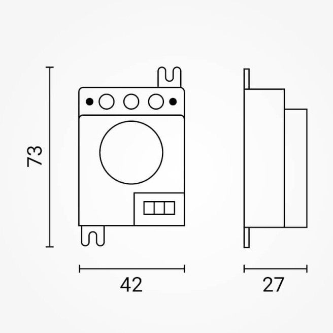 Microwave Sensor, 10m, 180°/360°, White — image 3