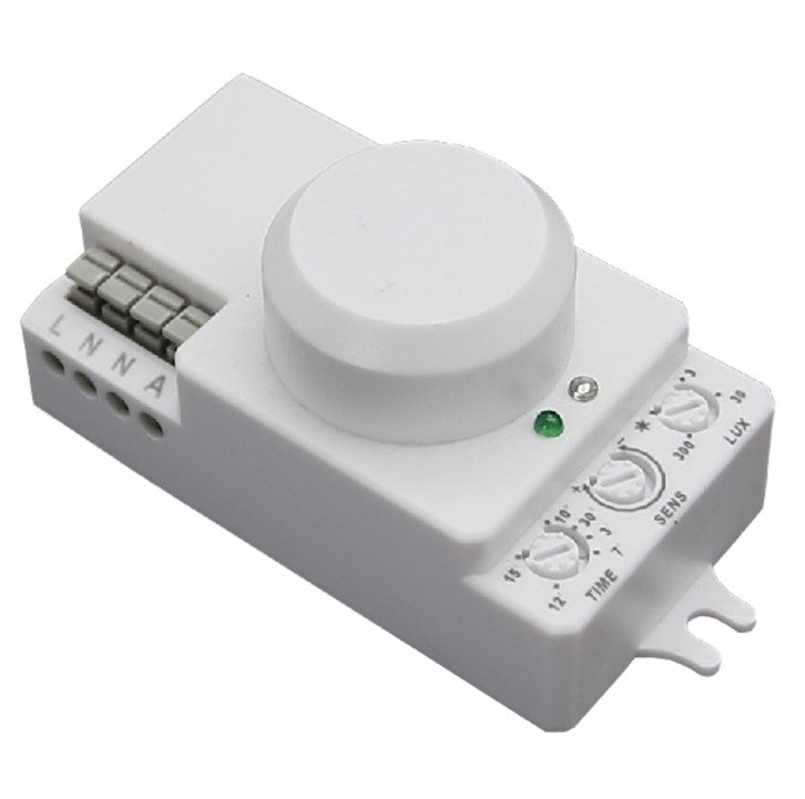 Microwave Sensor, 10m, 180°/300°, White — image 1