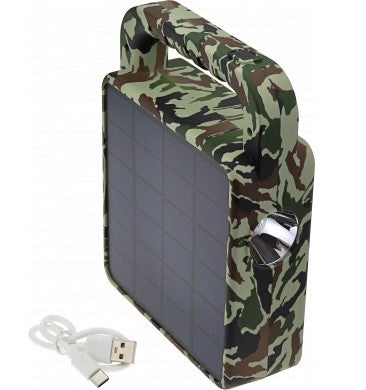 Solar Portable Bluetooth Speaker + Lamp, Camouflage, 3.5W ,CCT 3000K-6000K — image 2