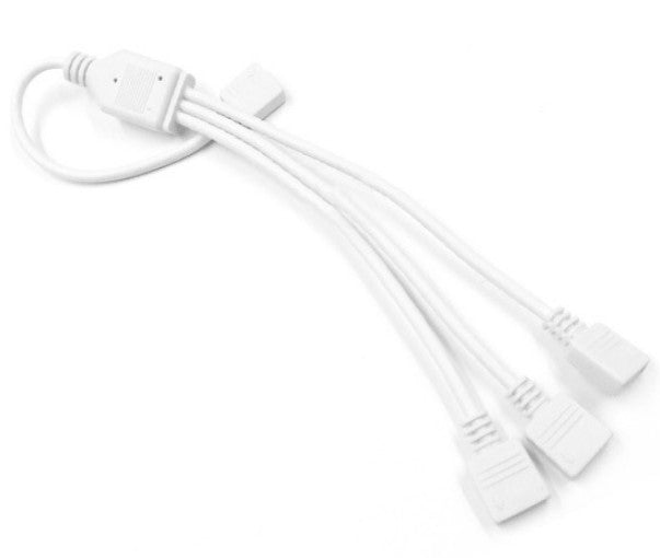 Connector 1 Female, 30cm Wire, 3 Female, 4P, AWG24 — image 1