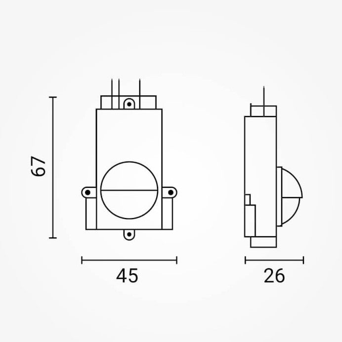 PIR Motion Sensor, 10m, 120°, for Garden Light, White — image 3