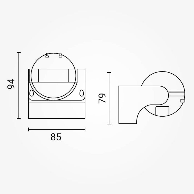 PIR Motion Sensor, 12m, 180°, IP44, Black — image 3
