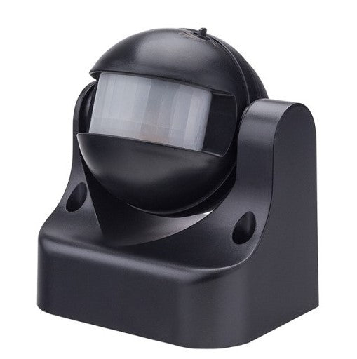 PIR Motion Sensor, 12m, 180°, IP44, Black — image 2