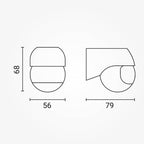PIR Motion Sensor, 12m, 180°, IP54, White — image 4