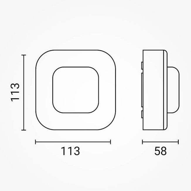 PIR Motion Sensor, 20m, 360°, White — image 3