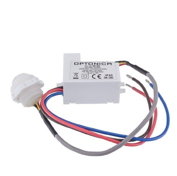 PIR Motion Sensor, 6m, 120°, White — image 2