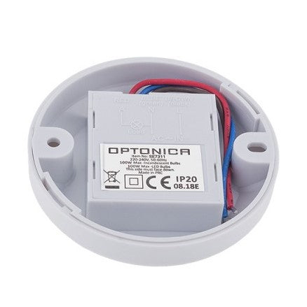 PIR Motion Sensor, 6m, 360°, White — image 3