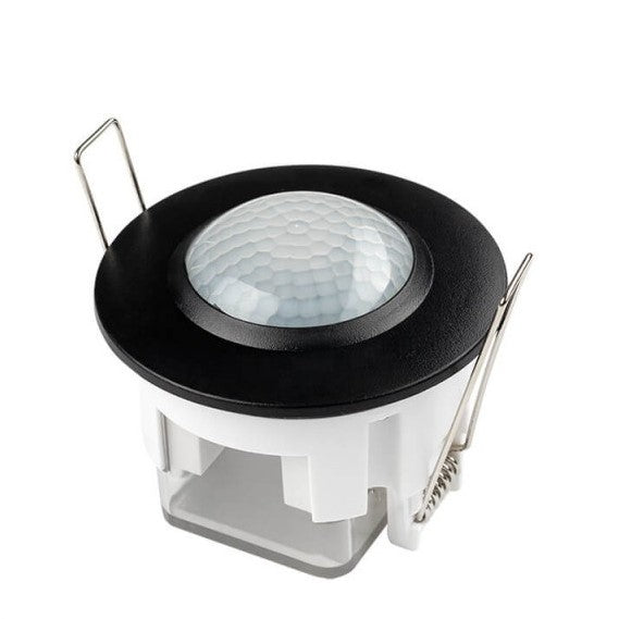 PIR Motion Sensor, 6m, 360°, Recessed, Black — image 2