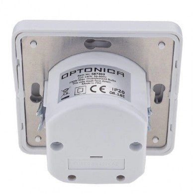 PIR Motion Sensor, 9m, 160°, Recessed, White — image 4