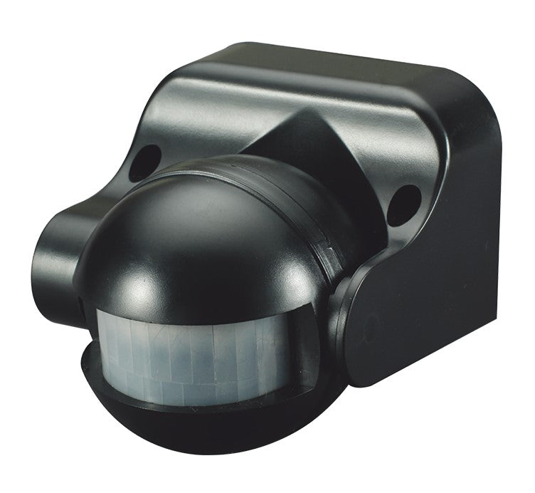 PIR Motion Sensor, 12m, 180°, IP44, Black — image 1