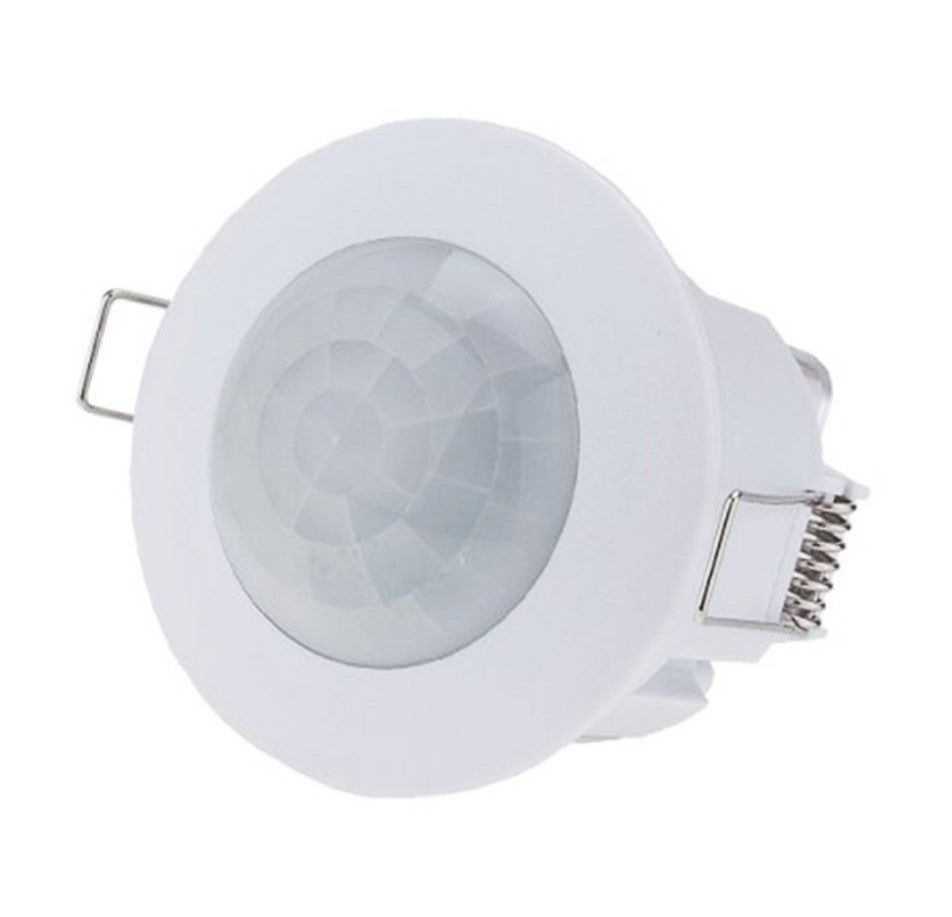 PIR Motion Sensor, 6m, 360°, Recessed, White — image 1