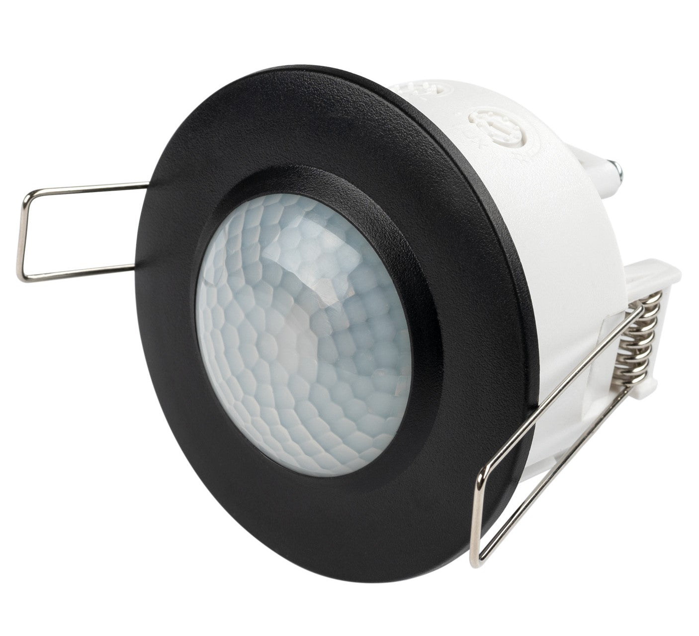 PIR Motion Sensor, 6m, 360°, Recessed, Black — image 1