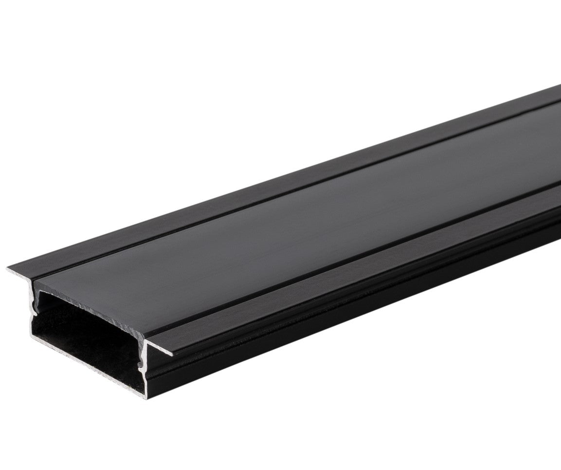 Profile For LED Strip, Black, Black Cover, 41x10mm — image 1