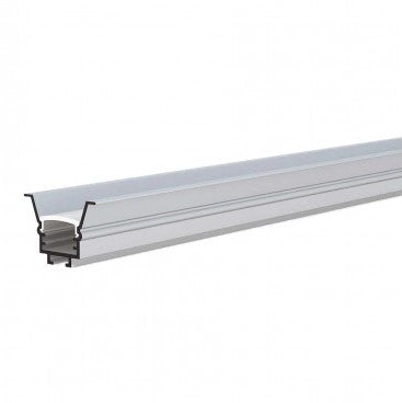 Profile for LED Strip, Silver, White Cover, 17.6x25mm — image 1