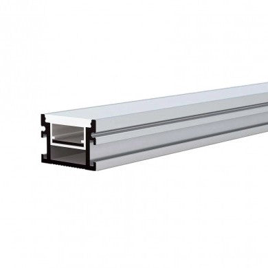 Profile for LED Strip, Silver, White Cover, 29.8x20mm — image 1