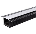 Profile For LED Strip, Black, White Cover, 7.8x9mm — image 1