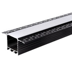 Profile For LED Strip, Black, White Cover, 7.8x9mm — image 1