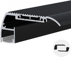 Profile for LED Strip, Black, White Cover, 63.5x27.3mm — image 2