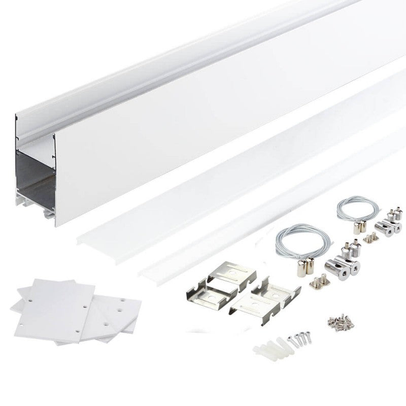 Profile For LED Strip, White, White Cover — image 4