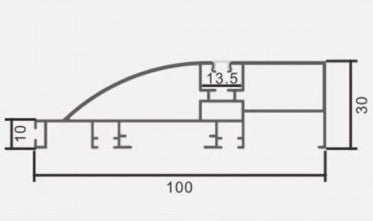 Profile For LED Strip, Black, for Floor — image 2