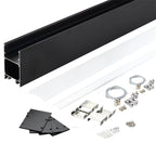 Profile For LED Strip, Black, White Cover — image 4