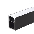 Profile For LED Strip, Black, White Cover — image 1