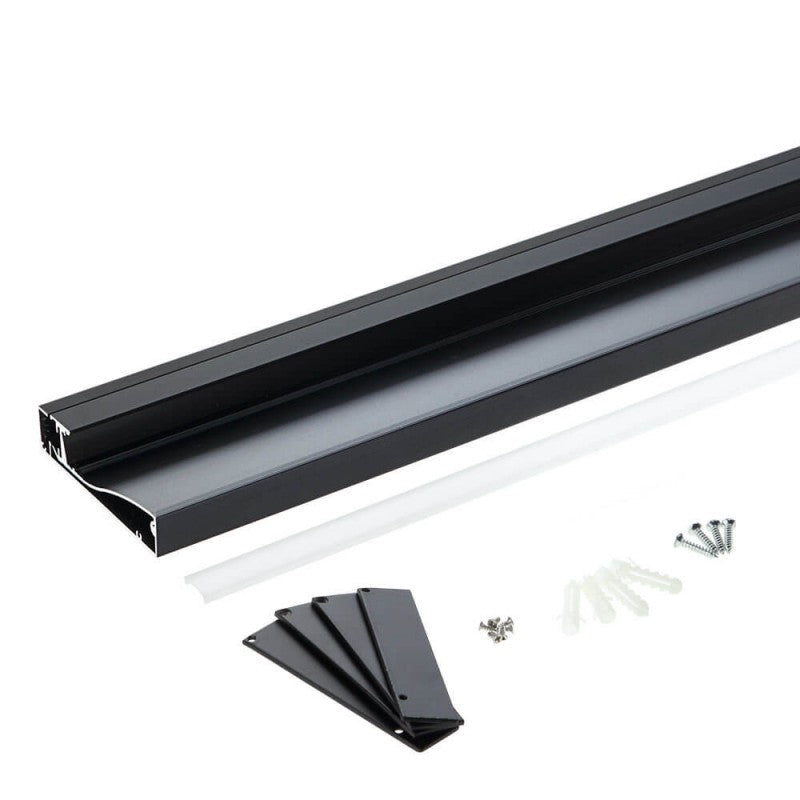 Profile For LED Strip, Black Metal Oxide, for Floor — image 4