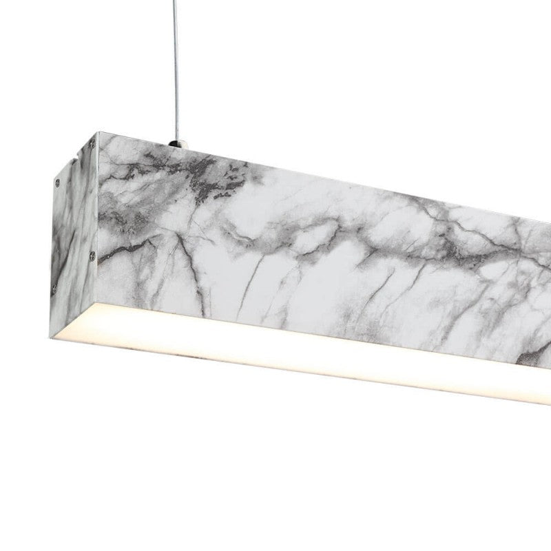 Profile For LED Strip, Marble, White Cover — image 4