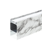 Profile For LED Strip, Marble, White Cover — image 3