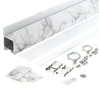 Profile For LED Strip, Marble, White Cover — image 4