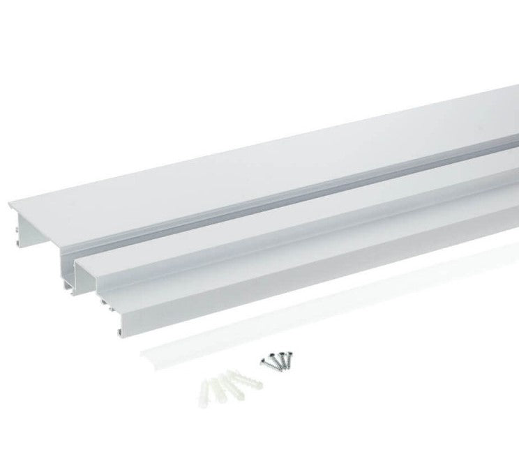 Profile For LED Strip, White, White Cover, for Ceiling — image 2