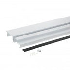 Profile For LED Strip, White, Black Cover, for Ceiling — image 2