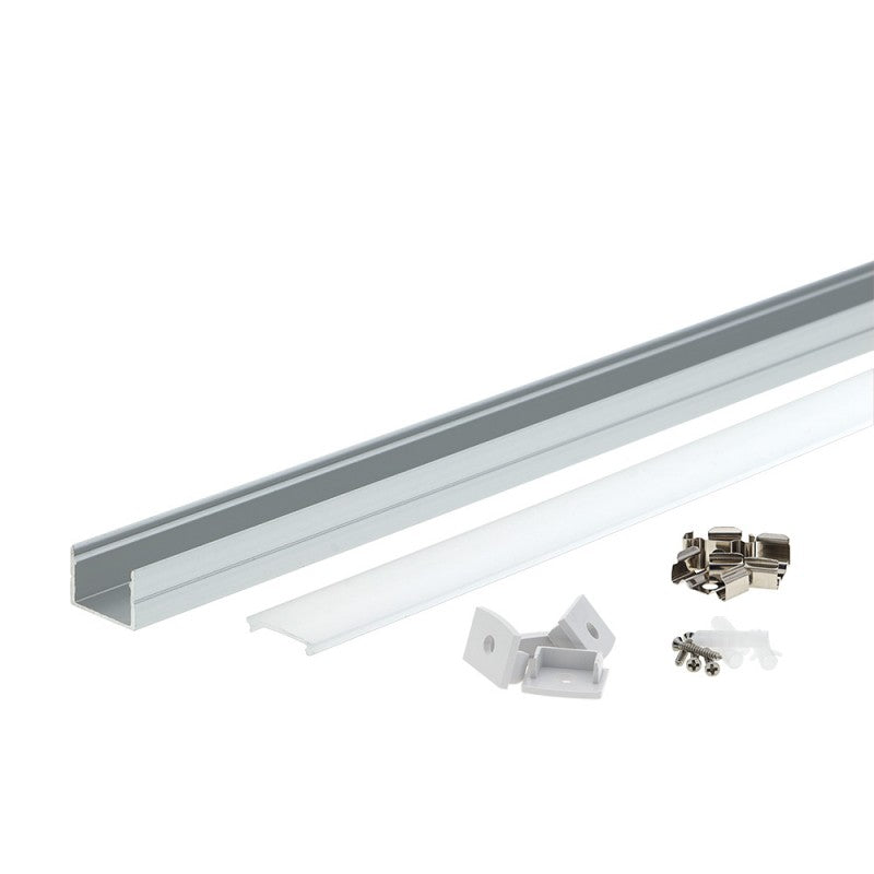Profile For LED Strip, Silver, White Cover, 19.3x13mm — image 3