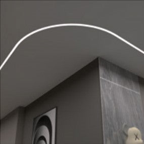 Profile For LED Strip, Bendable, White, White Cover — image 2