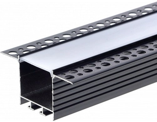 Profile For LED Strip, Black, White Cover, 7.8x9mm — image 4